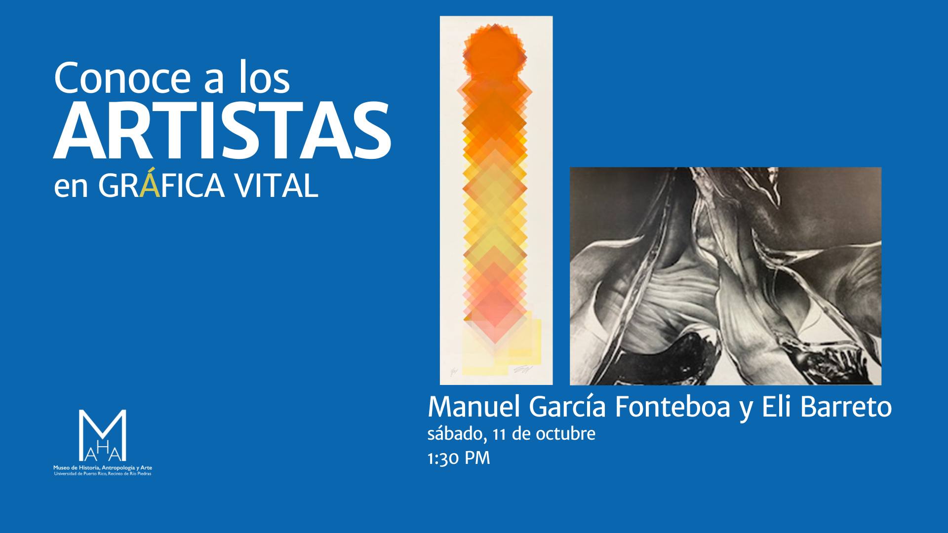 Conoce a los artistas: Manuel García Fonteboa y Eli Barreto l 11 de octubre a la 1:30PM