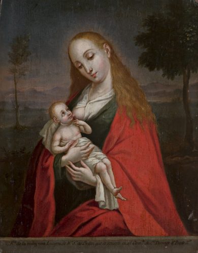 José Campeche, Virgen de Belén, c.1797; óleo sobre panel de caoba