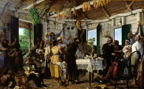 Francisco Oller y Cestero, El Velorio, 1893; óleo sobre lienzo