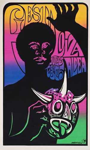 Antonio Martorell, Fiesta Loíza Aldea, 1970; serigrafía