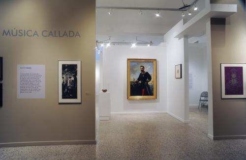 Vista de sala. La música callada. 2012