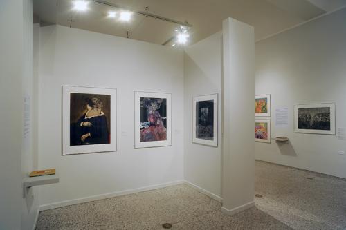Vista de sala. Premios de la Bienal de San Juan del Grabado Latinoamericano y del Caribe: 1970-2001. Foto Jesús E. Marrero