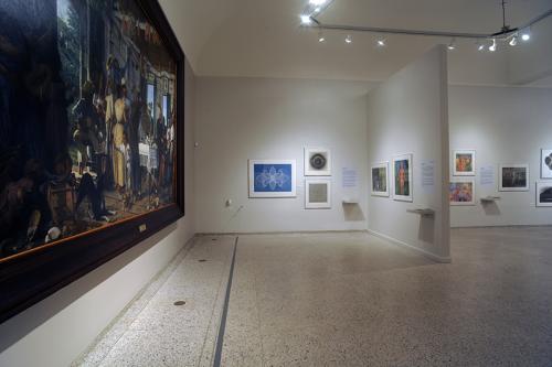Vista de sala. Premios de la Bienal de San Juan del Grabado Latinoamericano y del Caribe: 1970-2001. Foto Jesús E. Marrero
