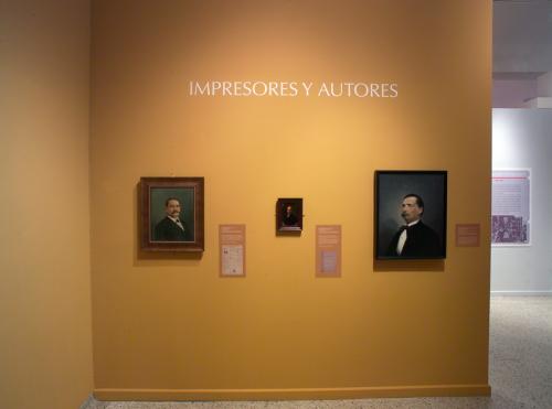 Vista de sala. De la pluma a la imprenta: La cultura impresa en Puerto Rico 1806 - 1906. 2009