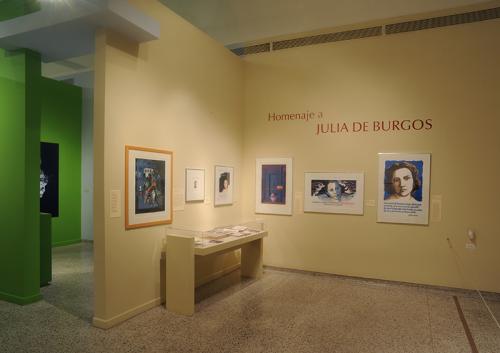 Vista de sala. Homenaje a Julia de Burgos. 2014