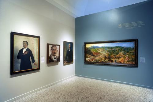 Vista de Sala. Reflejos de la historia de Puerto Rico en el arte: 1751-1950. Foto Jesús E. Marrero