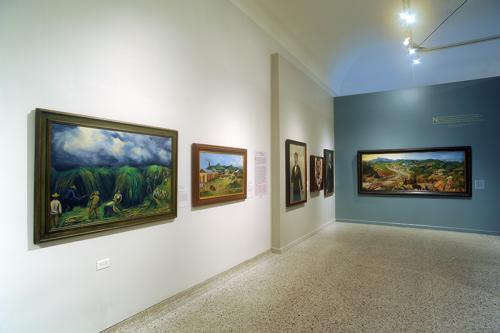 Vista de Sala. Reflejos de la historia de Puerto Rico en el arte: 1751-1950. Foto Jesús E. Marrero