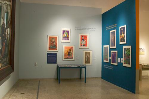 Vista de sala. Mensajeros de paz y felicidad: carteles y postales navideñas. 2007